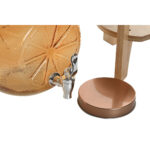 Dispenser di Acqua Home ESPRIT Arancio Bambù Cristallo 5 L 24 x 17,5 x 24 cm