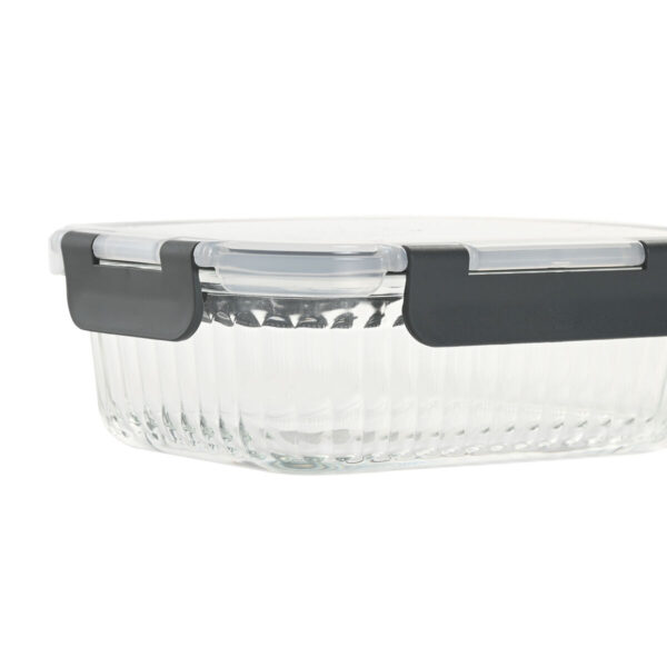 Porta pranzo Home ESPRIT Trasparente polipropilene Vetro Borosilicato 640 ml