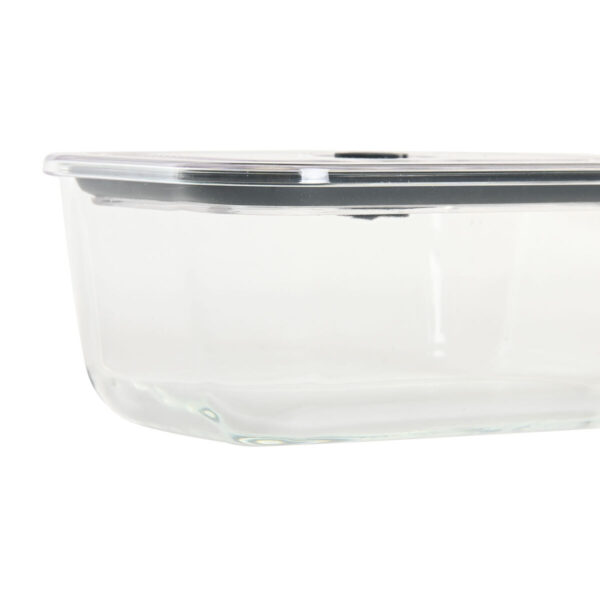 Porta pranzo Home ESPRIT Trasparente polipropilene Vetro Borosilicato