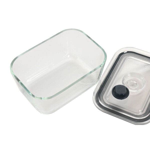 Porta pranzo Home ESPRIT Trasparente polipropilene Vetro Borosilicato