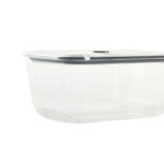 Porta pranzo Home ESPRIT Trasparente polipropilene Vetro Borosilicato 1,5 L