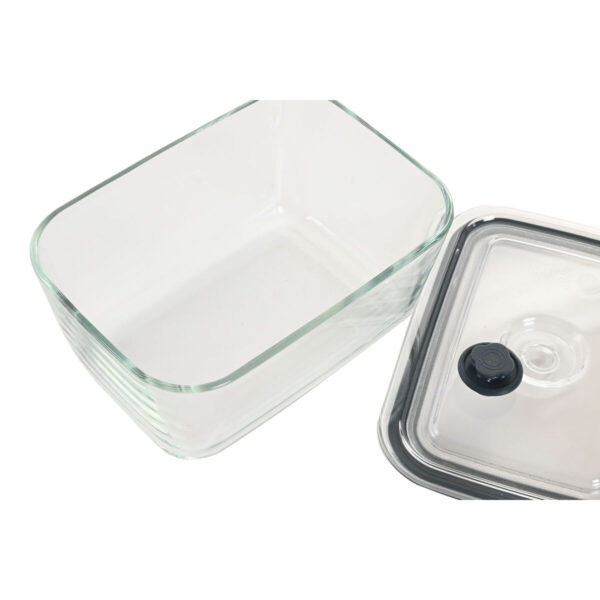 Porta pranzo Home ESPRIT Trasparente polipropilene Vetro Borosilicato 1,5 L