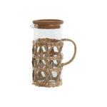 Brocca Home ESPRIT Naturale Vetro Borosilicato Fibra 1,25 L
