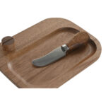 Tagliere per formaggi Home ESPRIT Naturale 19,5 x 15 x 3 cm