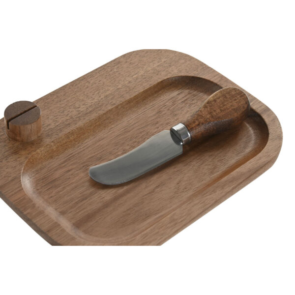 Tagliere per formaggi Home ESPRIT Naturale 19,5 x 15 x 3 cm