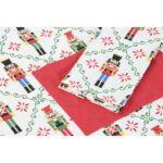 Grembiule Home ESPRIT Bianco Rosso Verde Beige 60 x 0,2 x 80 cm (2 Unità)