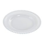 Piatto da pranzo Home ESPRIT Trasparente Cristallo 27 X 27 X 2,6 CM