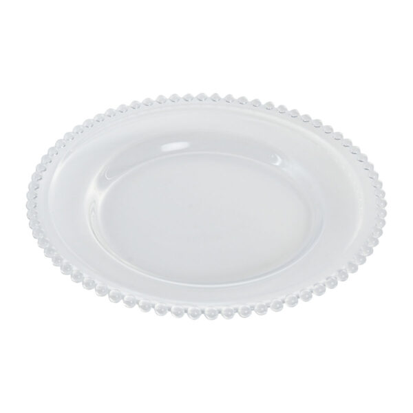 Piatto da pranzo Home ESPRIT Trasparente Cristallo 27 X 27 X 2,6 CM