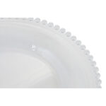 Piatto da pranzo Home ESPRIT Trasparente Cristallo 27 X 27 X 2,6 CM