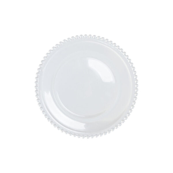 Piatto da pranzo Home ESPRIT Trasparente Cristallo 27 X 27 X 2,6 CM