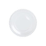 Piatto da pranzo Home ESPRIT Trasparente Cristallo 15,6 x 15,6 x 1,7 cm