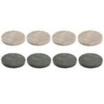 Sottobicchieri Home ESPRIT Verde Beige Marmo 10 x 10 x 5 cm (2 Unità) (4 Unità)