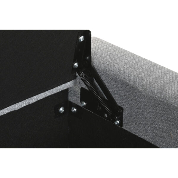 Panca Home ESPRIT Grigio chiaro Poliestere Legno 120 X 50 X 42 CM