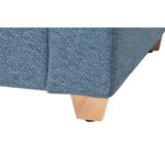 Panca Home ESPRIT Azzurro Poliestere Legno 120 X 50 X 42 CM