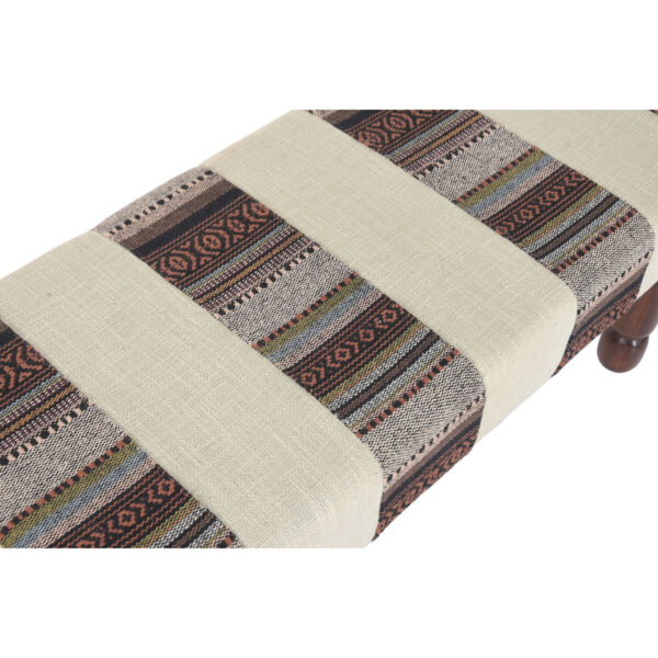 Panca Home ESPRIT Multicolore Legno di mango 94 X 38 X 45 CM
