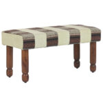 Panca Home ESPRIT Multicolore Legno di mango 94 X 38 X 45 CM