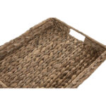 Vassoio per aperitivi Home ESPRIT Naturale Tropicale 45 X 35 X 8 CM (2 Unità)