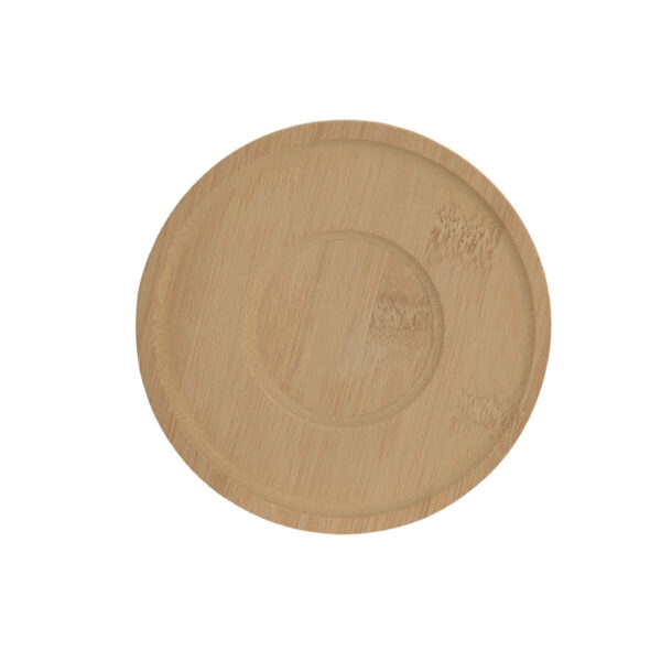 Set di 6 Tazze con Piatto Home ESPRIT Bianco Bambù Porcellana 150 ml