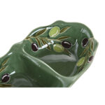 Ciotola Home ESPRIT Verde Gres Cottage Con rilievo