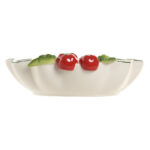 Insalatiera Home ESPRIT Bianco Rosso Verde Gres