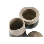 Porta latte e zucchero Home ESPRIT Azzurro Grigio Porcellana 250 ml 9 X 9 X 8,4 cm 2 Pezzi