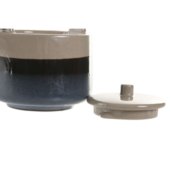 Teiera Home ESPRIT Azzurro Grigio Bambù Porcellana 1 L