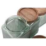 Set di 3 Barattoli Home ESPRIT Verde Naturale 1 L 3 Pezzi