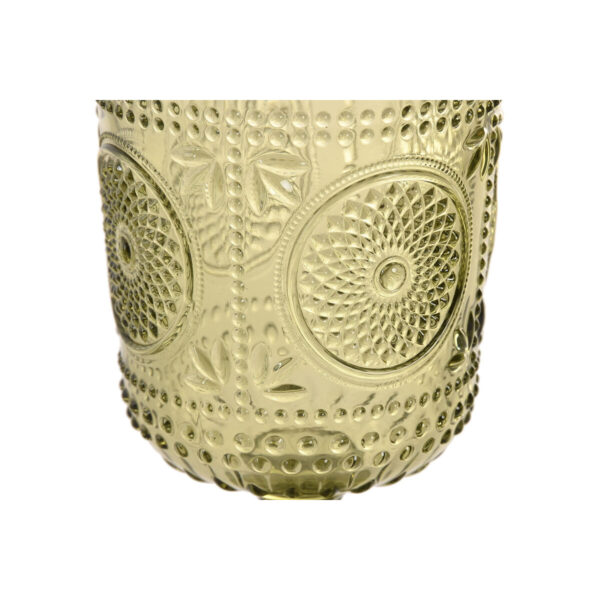 Set di Bicchieri Home ESPRIT Verde Cristallo 265 ml (6 Unità)