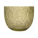 Set di Bicchieri Home ESPRIT Verde Cristallo Con rilievo 360 ml (6 Unità)