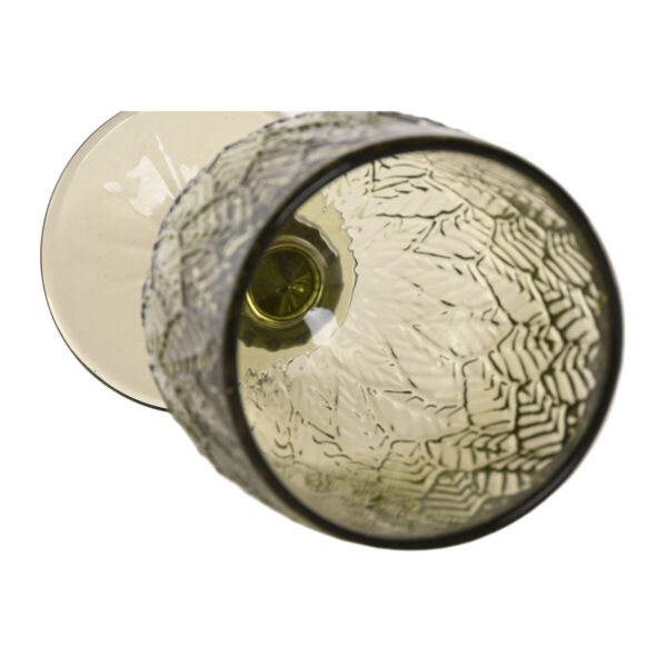 Set di Bicchieri Home ESPRIT Verde Cristallo (6 Unità)