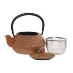 Teiera Home ESPRIT Giallo Azzurro Arancio Acciaio inossidabile Ferro 300 ml (3 Unità)