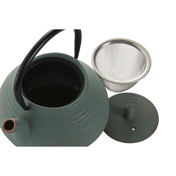 Teiera Home ESPRIT Verde Arancio Acciaio inossidabile Ferro 400 ml (2 Unità)