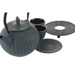 Teiera Home ESPRIT Turchese Acciaio inossidabile Ferro 850 ml