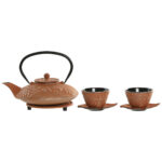 Teiera Home ESPRIT Arancio Acciaio inossidabile Ferro 800 ml