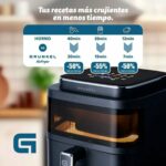 Friggitrice ad Aria Grunkel Light Fryer 1400 W 6 L Nero