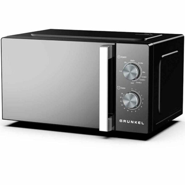 Microonde con Grill Grunkel MWG-20ESPEJO 800 W 20 L Nero