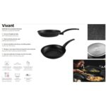 Padella Fagor VIVANT 24 Nero Alluminio Ø 24 cm