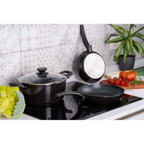 Pentola con Coperchio Fagor VIVANT 24 NEGRA Nero Alluminio 4,8 L