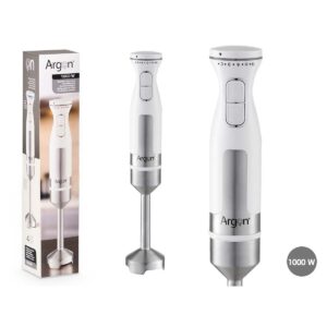 Frullatore ad Immersione Argon Bianco Acciaio 1000 W