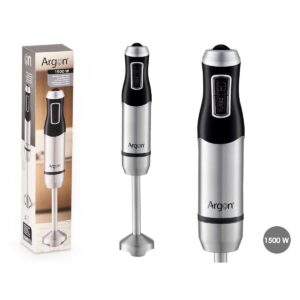 Frullatore ad Immersione Argon Nero Acciaio 1500 W