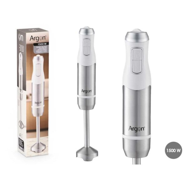Frullatore ad Immersione Argon Bianco Acciaio 1500 W