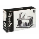 Scolapiatti da Lavandino Kinvara Grigio 47,5 x 30 x 27,5 cm