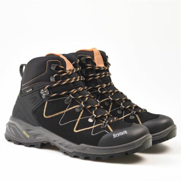 Scarpe da Uomo per Camminare Bestard Onda Nero