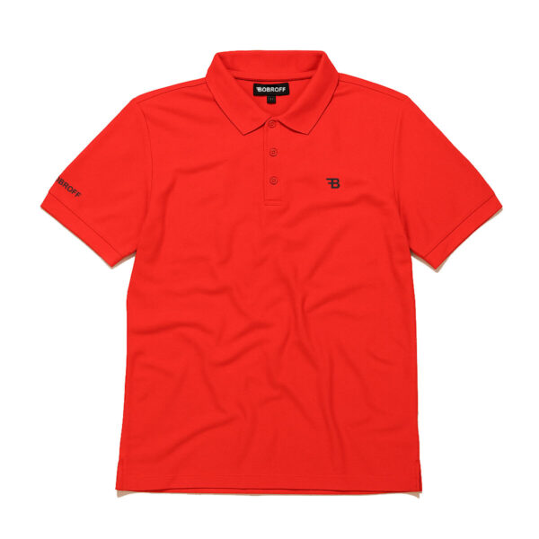 Polo a Maniche Corte Uomo Bobroff Rosso