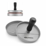 Pressa per Hamburger Quttin Metallo Argentato 12 x 9 cm