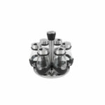 Portaspezie in Acciaio Inossidabile Quttin 17,8 X 17,8 X 16,3 CM (6 Pezzi) (8 Unità)