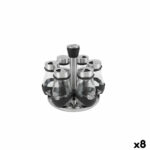 Portaspezie in Acciaio Inossidabile Quttin 17,8 X 17,8 X 16,3 CM (6 Pezzi) (8 Unità)