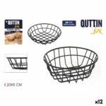 Portapane Quttin Metallo Rotonda 20 x 5 cm 4 mm (12 Unità)