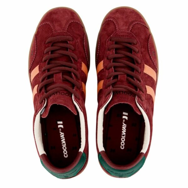 Scarpe Casual da Donna Coolway Kizuna Rosso Scuro