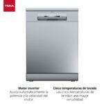 Lavastoviglie Teka DFS76850 Acciaio 60 cm